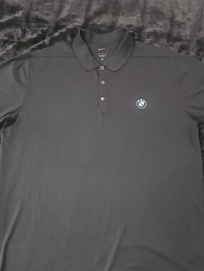 Nike Golf Black Polo Shirt with BMW Roundel